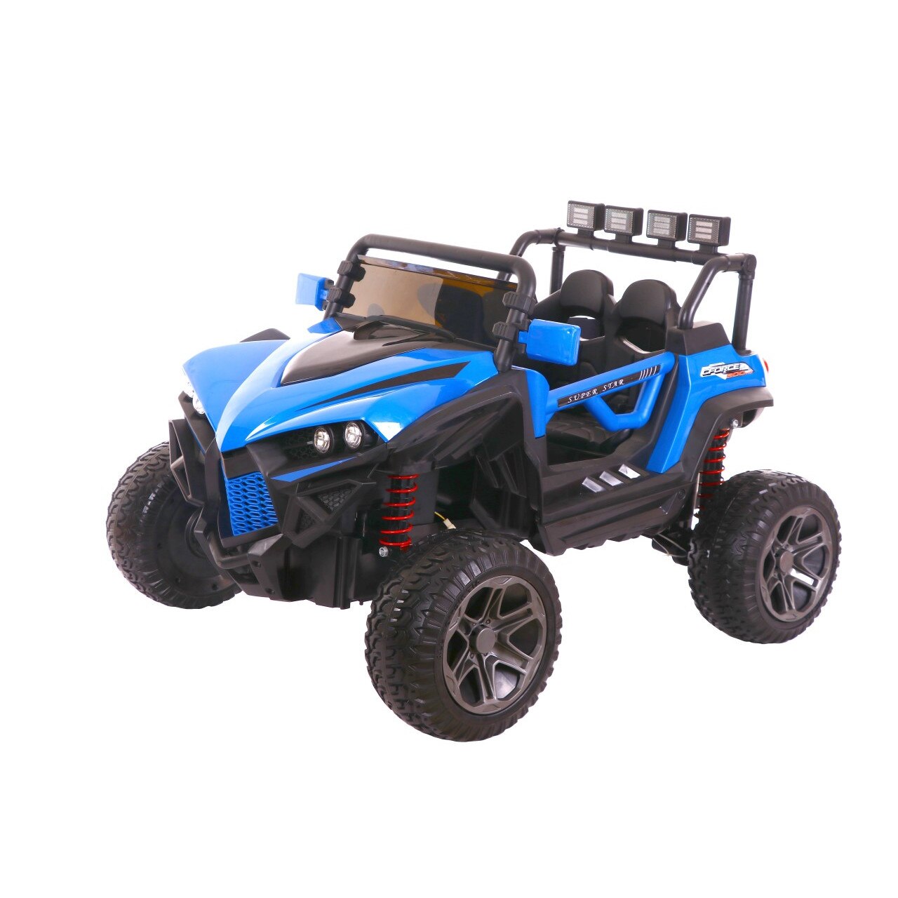 Masinuta pentru copii, Hecht 59118 Blue, 12V/10 Ah, culoare albastru, potrivit pentru copii 3-8 ani, 7 km/h