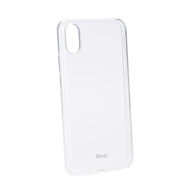Jelly Case Roar husa telefon cu protectie spate din silicon spate - Apple iPhone XS, transparenta