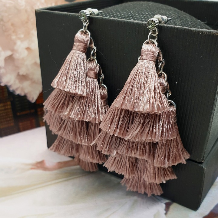 Lila csillár fülbevaló, Sic Moda