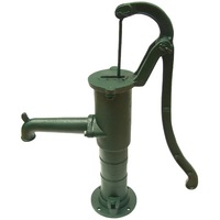 Cismea de Gradina cu Pompa din fonta, adancimea de aspiratie maxima 6 m, inaltimea maxima de refulare 0 m, debitul maxim 28 l/min, frecventa maxima de pompare: 40 curse duble/min, verde Army