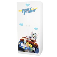 dulap cu 2 usi tom si jerry curse 80 x 190 cm pal melaminat alb imagen 53_0_
0