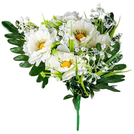 Buchet Cu Flori Salbatice Albe 35 Cm Emag Ro
