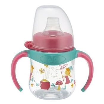 Canuta Training Bottle Girl 150 ml, PP, 6+ luni, nip 35058 Canuta Training Bottle Girl 150 ml, PP, 6+ luni, nip 35058