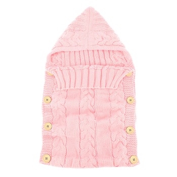 Sac de Dormit pentru Bebelusi FizioTab®Kids, Material Impletit, Moale si Pufos, cu Nasturi, Pretabil Carucior Copii, 1 bucata, Roz Sac de Dormit pentru Bebelusi FizioTab®Kids, Material Impletit, Moale si Pufos, cu Nasturi, Pretabil Carucior Copii, 1 bucata, Roz