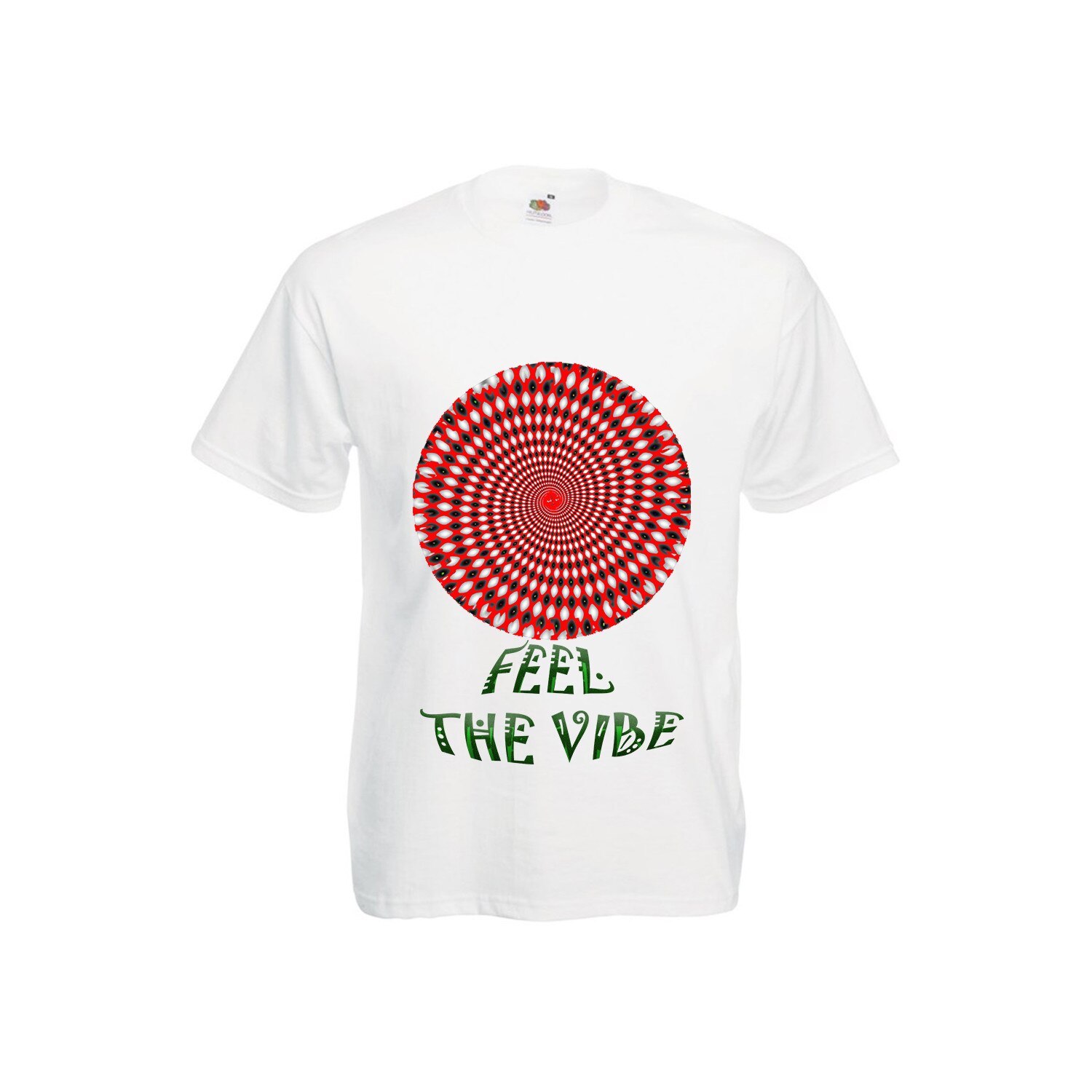 Tricou personalizat Fruit of the loom Feel the vibe S