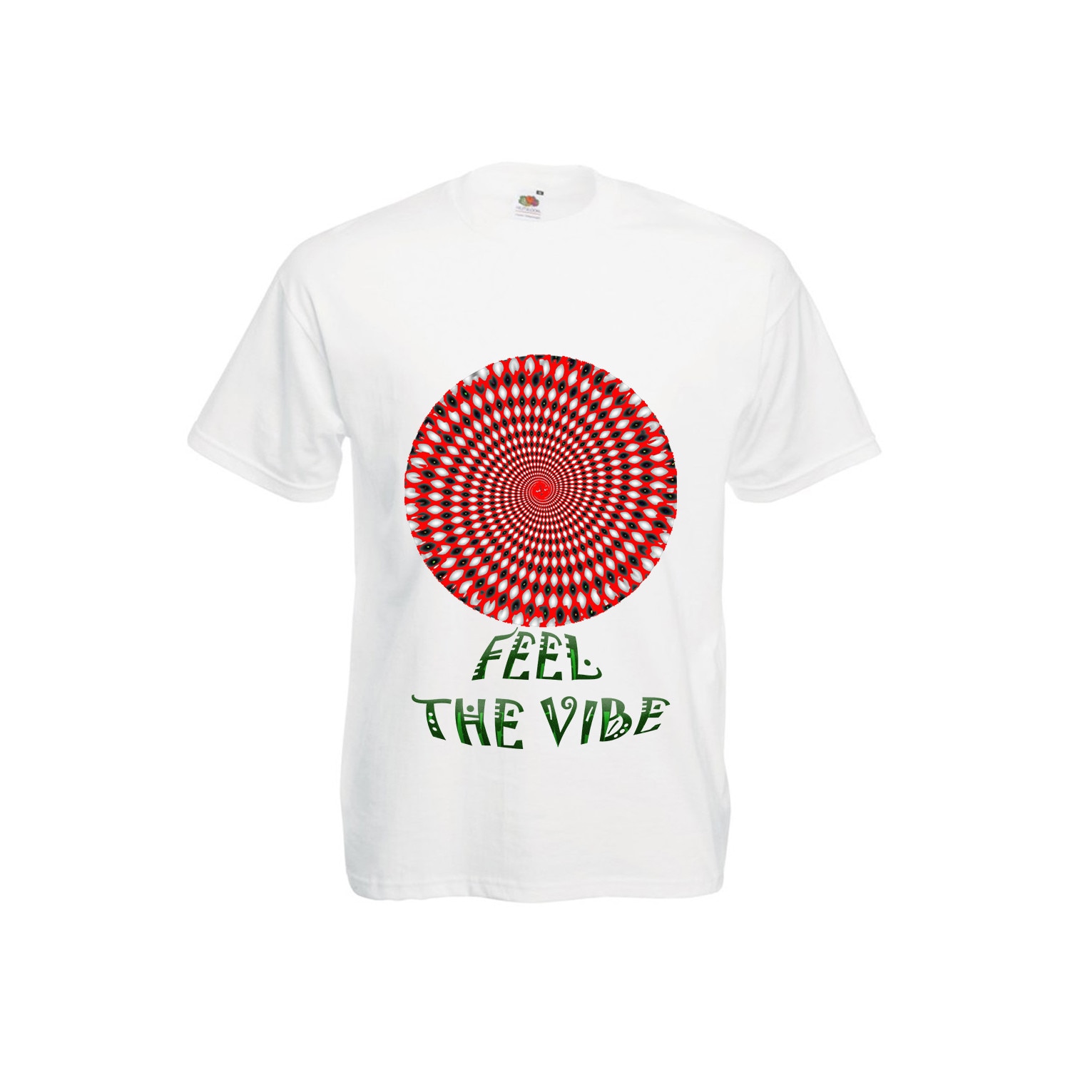 Tricou personalizat Fruit of the loom Feel the vibe XL