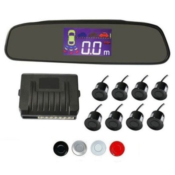 Senzori Parcare fata spate cu 8 senzori cu display in oglinda RS4099 Senzori Parcare fata spate cu 8 senzori cu display in oglinda RS4099
