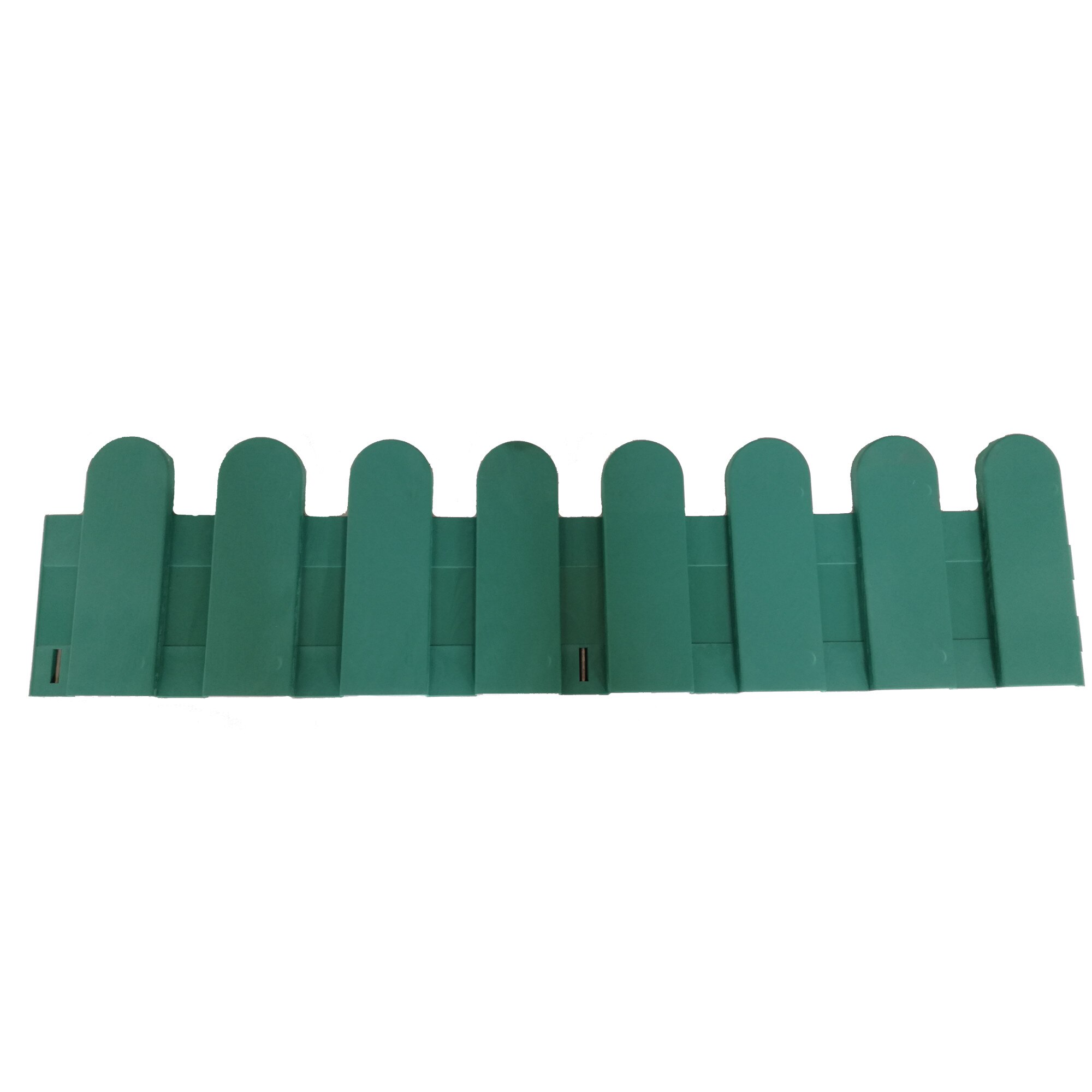 Set 24 buc separator peluza, din plastic ecologic, culoare verde 81x20.5x1.3 cm