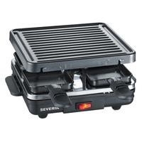 gratar electric grill raclette severin putere 600w 4 zone grill negru imagen 1_1_
0