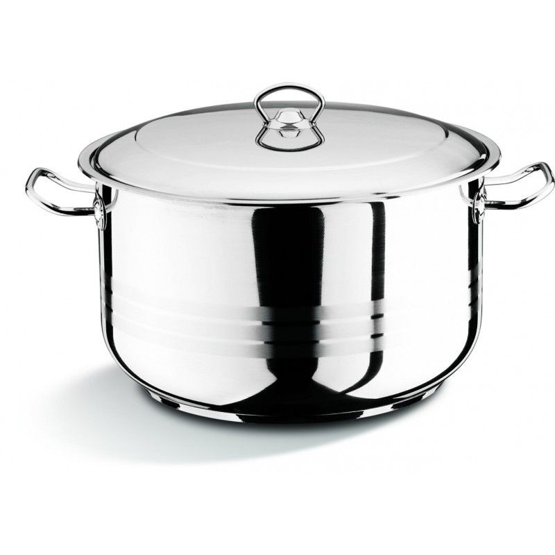 Oala inox Berlin BER2107, 14 l, Capac inox, Argintiu