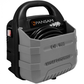 Compresor fara ulei, fara rezervor, 1100 w, cu accesorii incluse, Pansam Compresor fara ulei, fara rezervor, 1100 w, cu accesorii incluse, Pansam