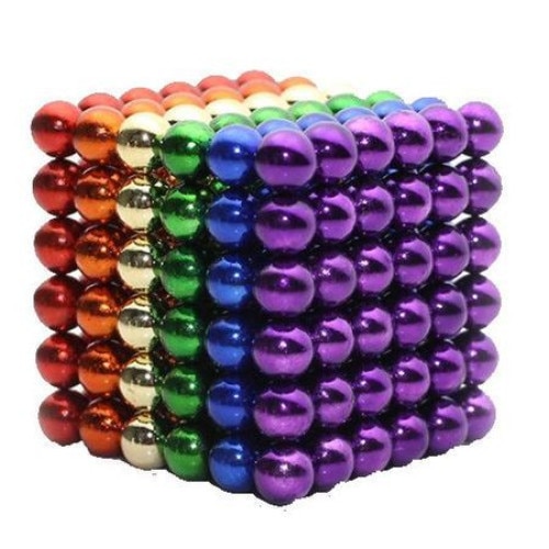 Ügyességi játék, Zanox, Neocube 216 mágneses golyók, Multicolor, 6 szín