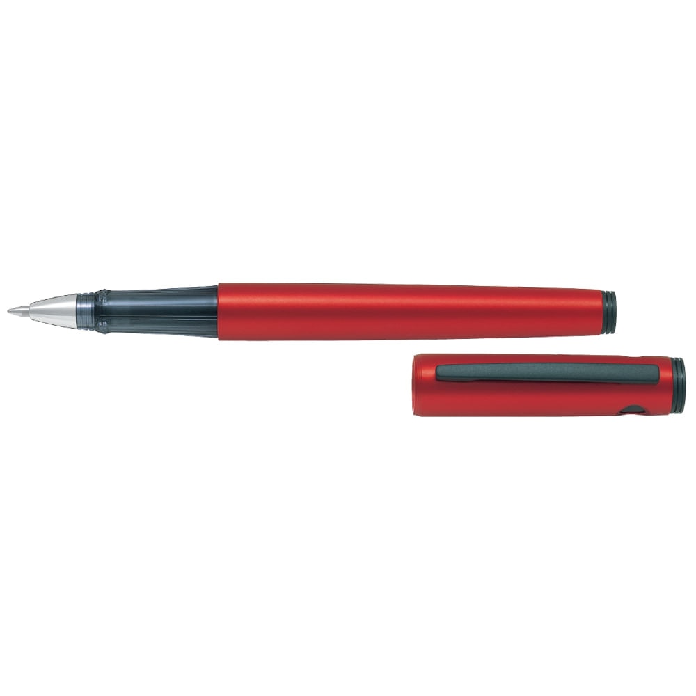 Roller cu gel Pilot Explorer, 0.7 mm, rosu metalizat