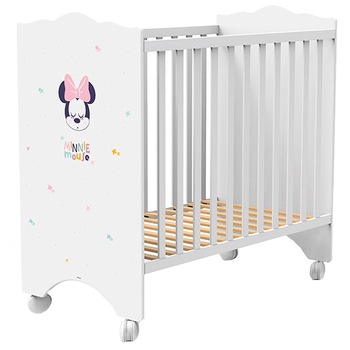 Patut copii Wunderkid, din lemn, 120 x 60 cm, Minnie Patut copii Wunderkid, din lemn, 120 x 60 cm, Minnie