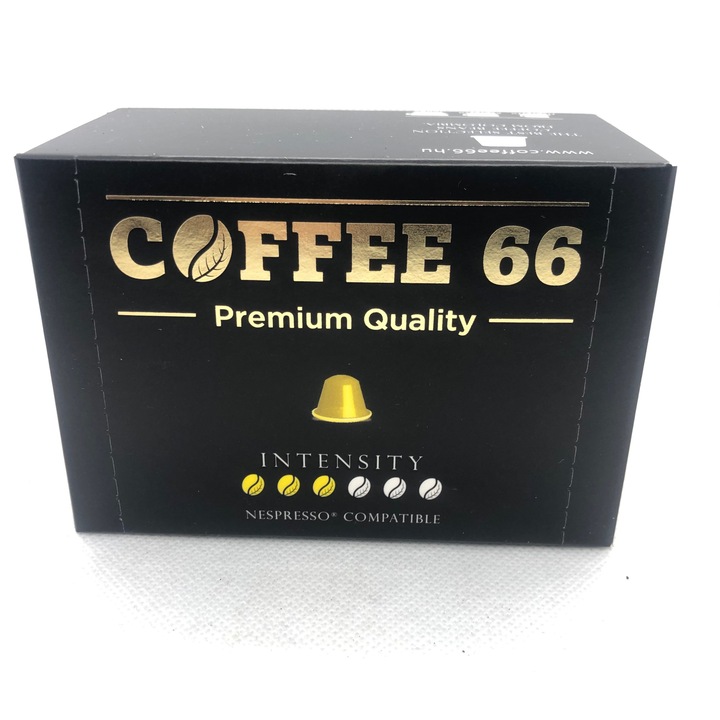 Coffee 66, Columbia Supremo Sofia - Nespresso kompatibilis kávékapszula 10*5,2 gramm