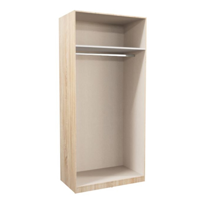 Carcasa Dulap 2D A Ektra Genarom, DS, Var 1, 100 x 218,5 x 58 cm