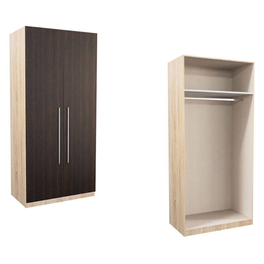 Dulap Ektra Genarom 2D A, DS, FR. WE-Var 1, 100 x 218,5 x 58 cm