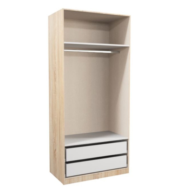 Carcasa Dulap 2D A Ektra Genarom, DS, Var 2, 100 x 218,5 x 58 cm