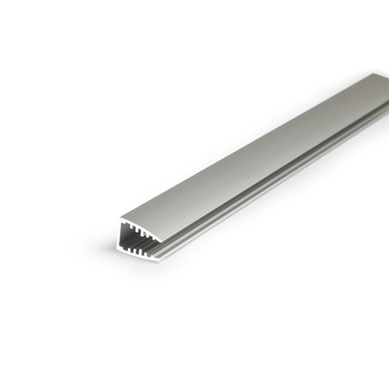 Set profil aluminiu pentru banda LED, MIKRO, 2m, aluminiu anodizat Set profil aluminiu pentru banda LED, MIKRO, 2m, aluminiu anodizat