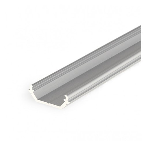 Profil aluminiu pentru banda LED - QUARTER - 1m - aluminiu anodizat