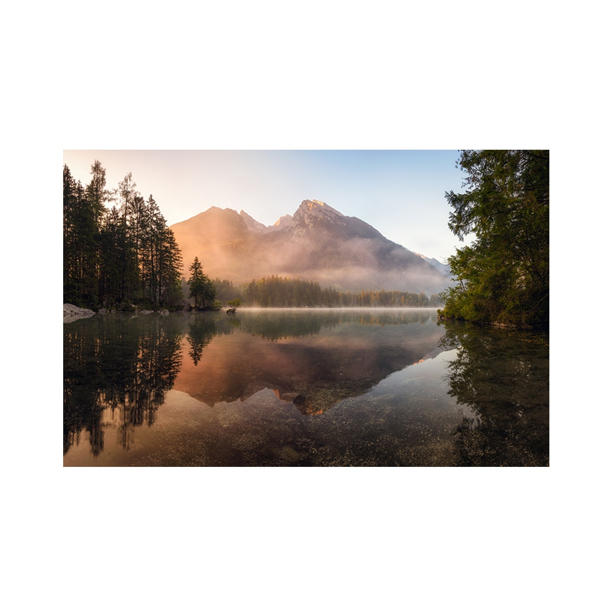 Tablou Canvas - Natura, Lac, Munte, Peisaj, 60 x 90 cm