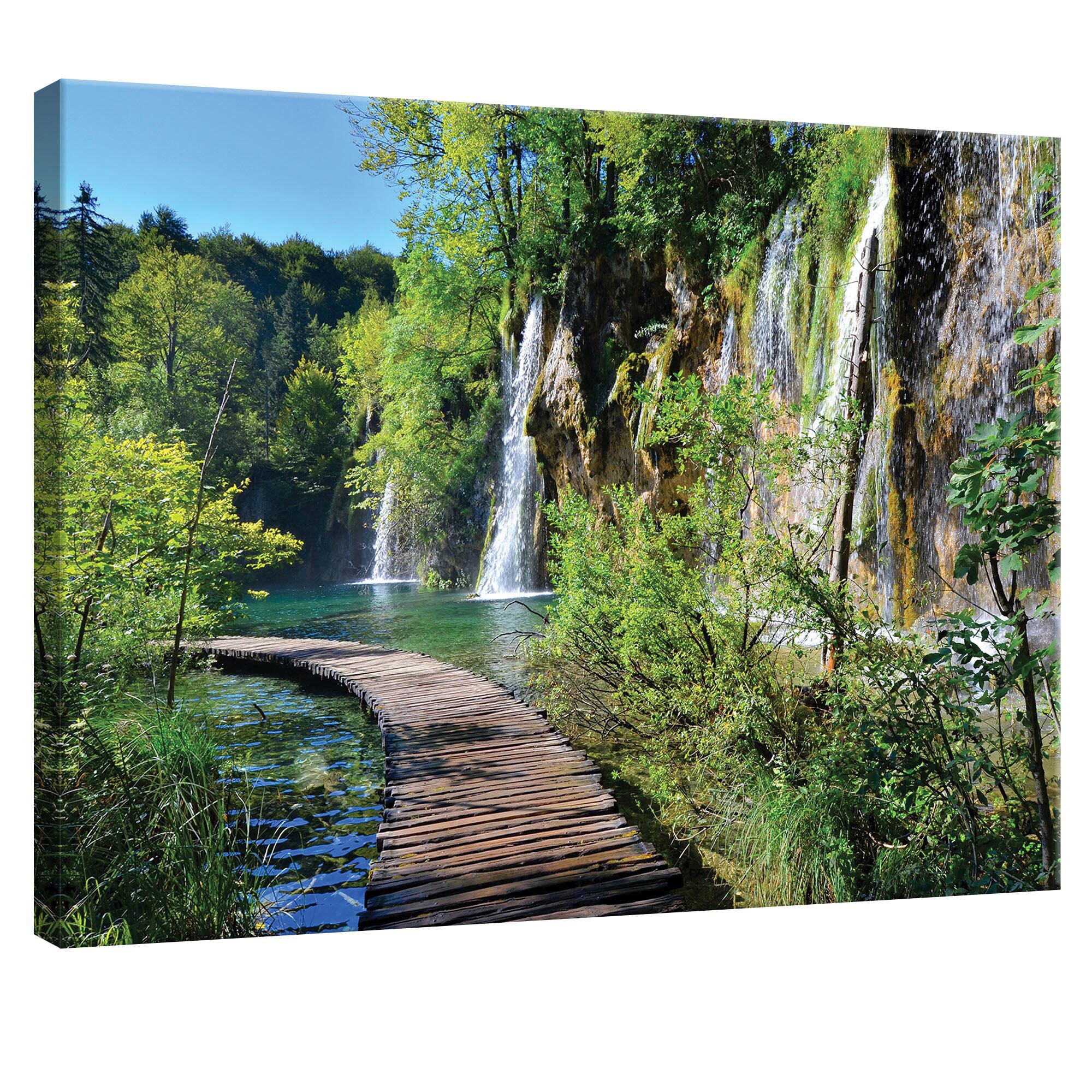 Tablou Canvas DEGRETS 78020 Drum langa cascada, 75x100cm