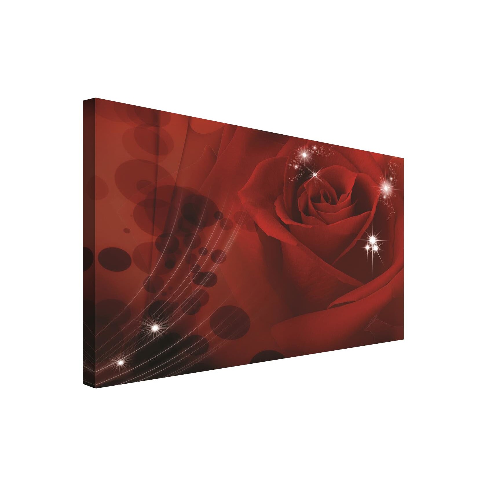 Tablou Canvas DEGRETS 78032 Trandafir 3D Abstractie, 75x100cm