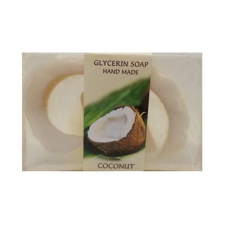 Глицеринов сапун Кокос Bulgarian Organirose LTD Hand made 75 g