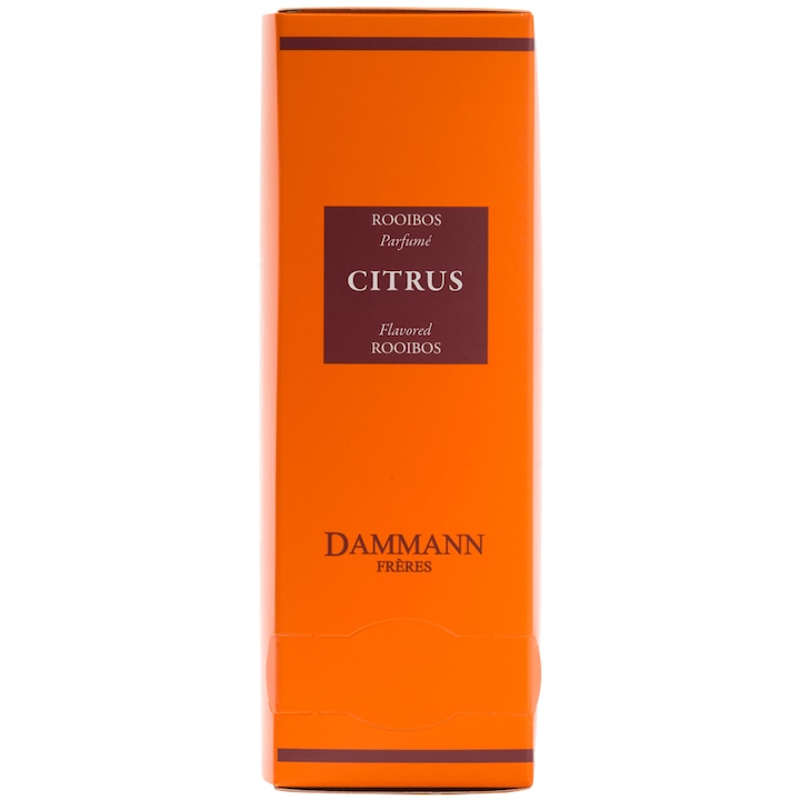 Чай Rooiboos Citrus Dammann, 24 пакетчета, Индивидуално опаковани, 48 гр