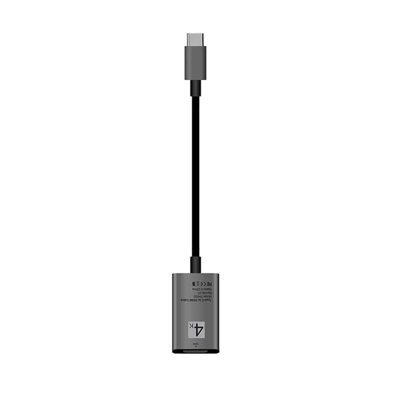 Cablu USB 3.1 Type C la HDMI 4K (mama)- Adaptor HUB de tip C pentru video HDMI 20 cm, pentru Samsung Xiaomi si dispozitivele cu mufa Tip C, Negru, BBL669