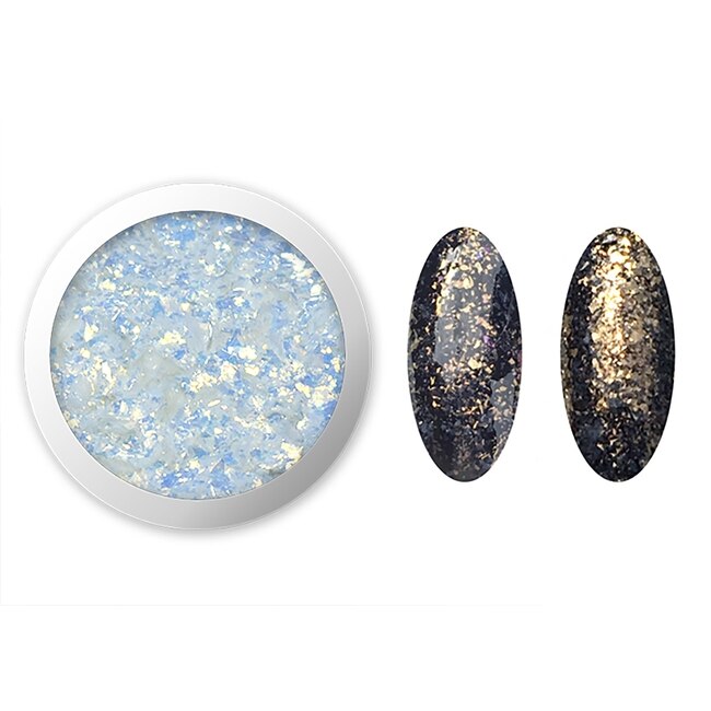 Folie cromata pentru unghii MoonbasaNails # 301, Auriu