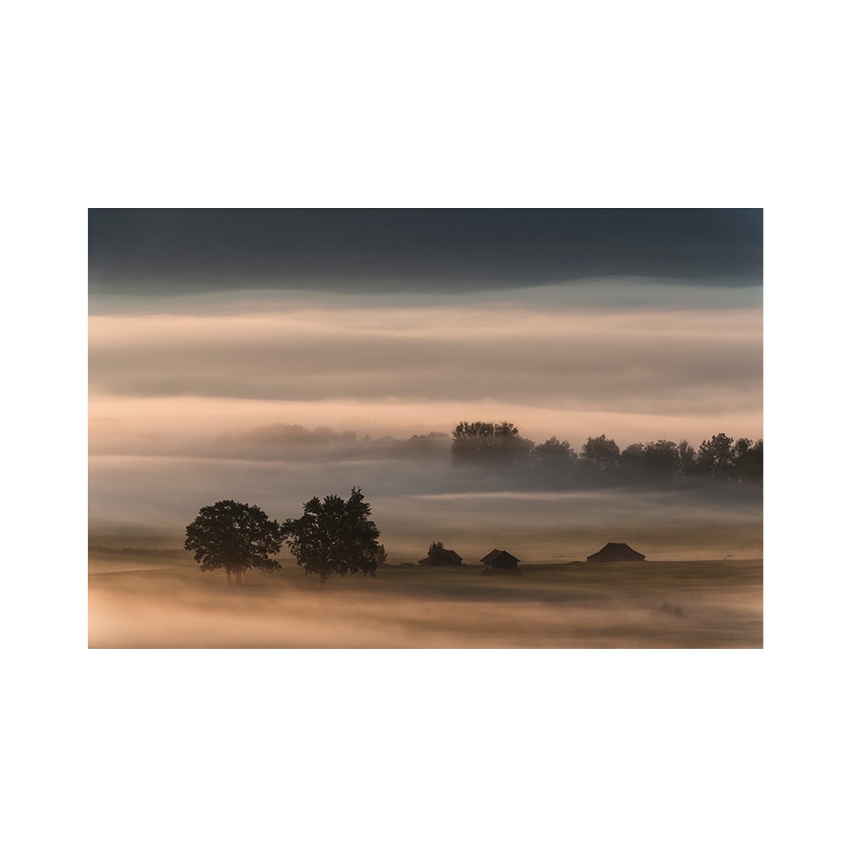 Tablou Canvas - Natura, Peisaj, Ceata 60 x 90 cm