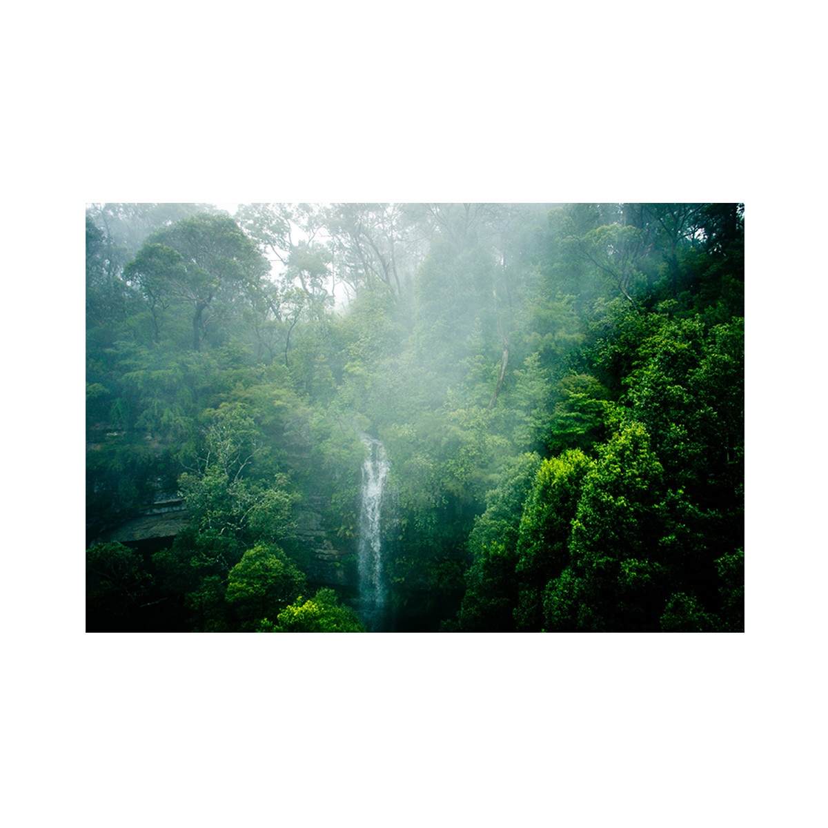 Tablou Canvas - Padure, Cascada, Natura, Peisaj 60 x 90 cm