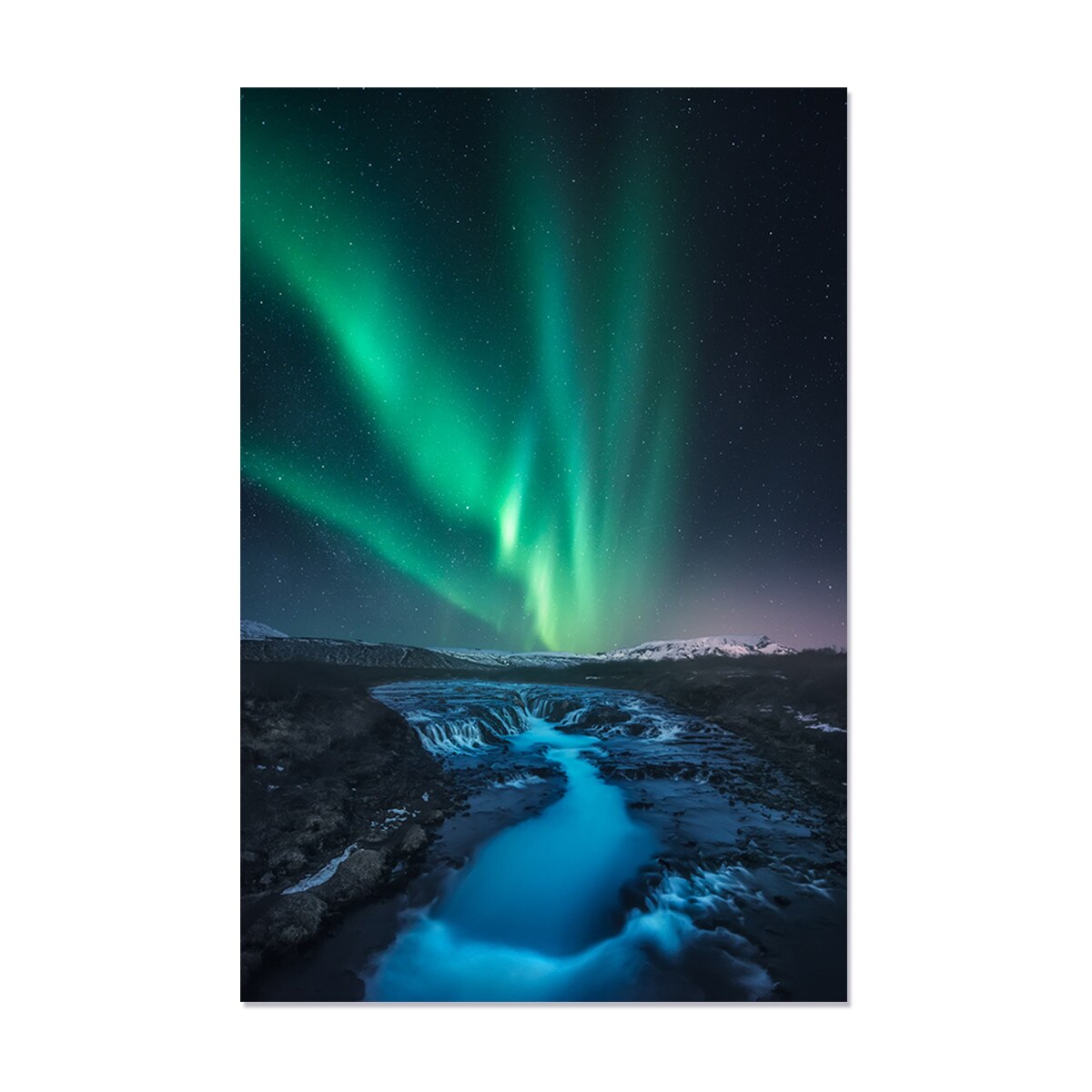 Tablou Canvas - Aurora polara, Natura, Peisaj 60 x 90 cm