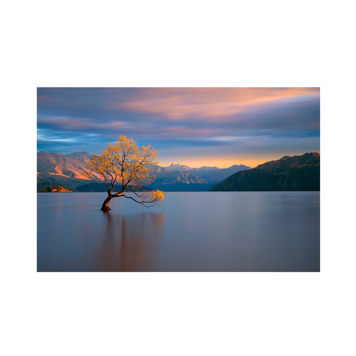 Tablou Canvas - Toamna, Lac, Natura, Peisaj, Apus 60 x 90 cm