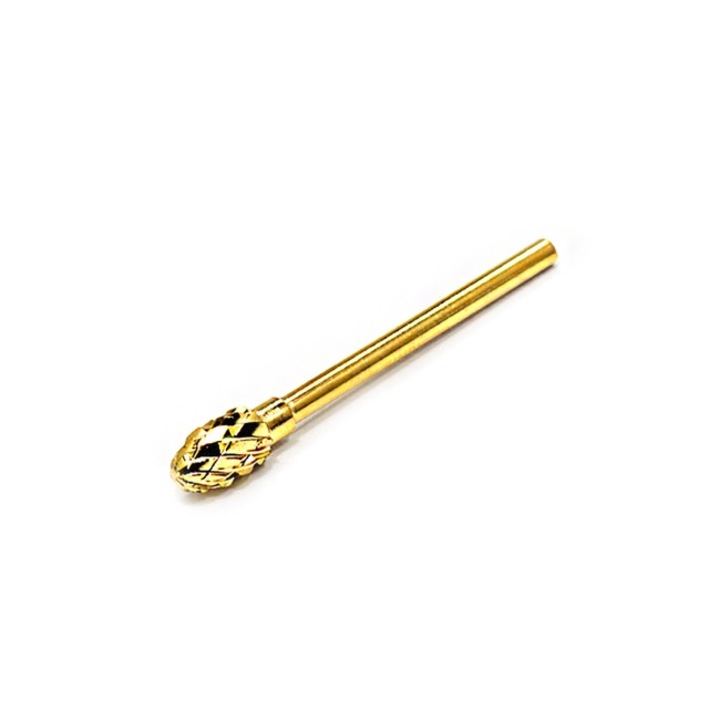 Capat pila electrica MoonbasaNails, 010-2XC, Conic, Auriu
