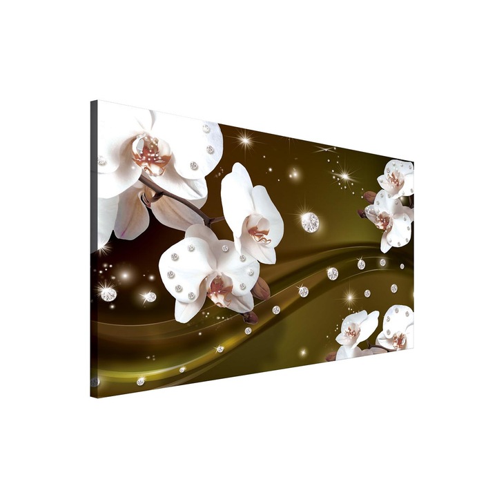 Tablou Canvas DEGRETS 78062 Abstractie Orhidee 4 3D, 75x100cm