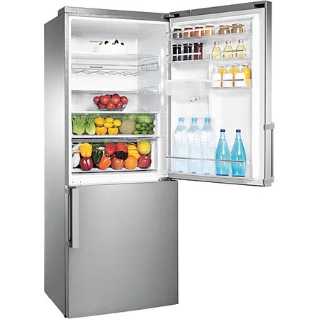 Combina frigorifica Samsung RL4363FBASL/EF, 432 l, Clasa A++, Full No Frost, Touch control, Dozator apa, Rafturi sticla, H 185 cm, Inox