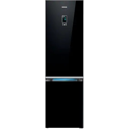 Combina frigorifica Samsung RB37K63632C/EF, 367 l, Full NoFrost, Touch control, Clasa A++, H 207 cm, Sticla neagra