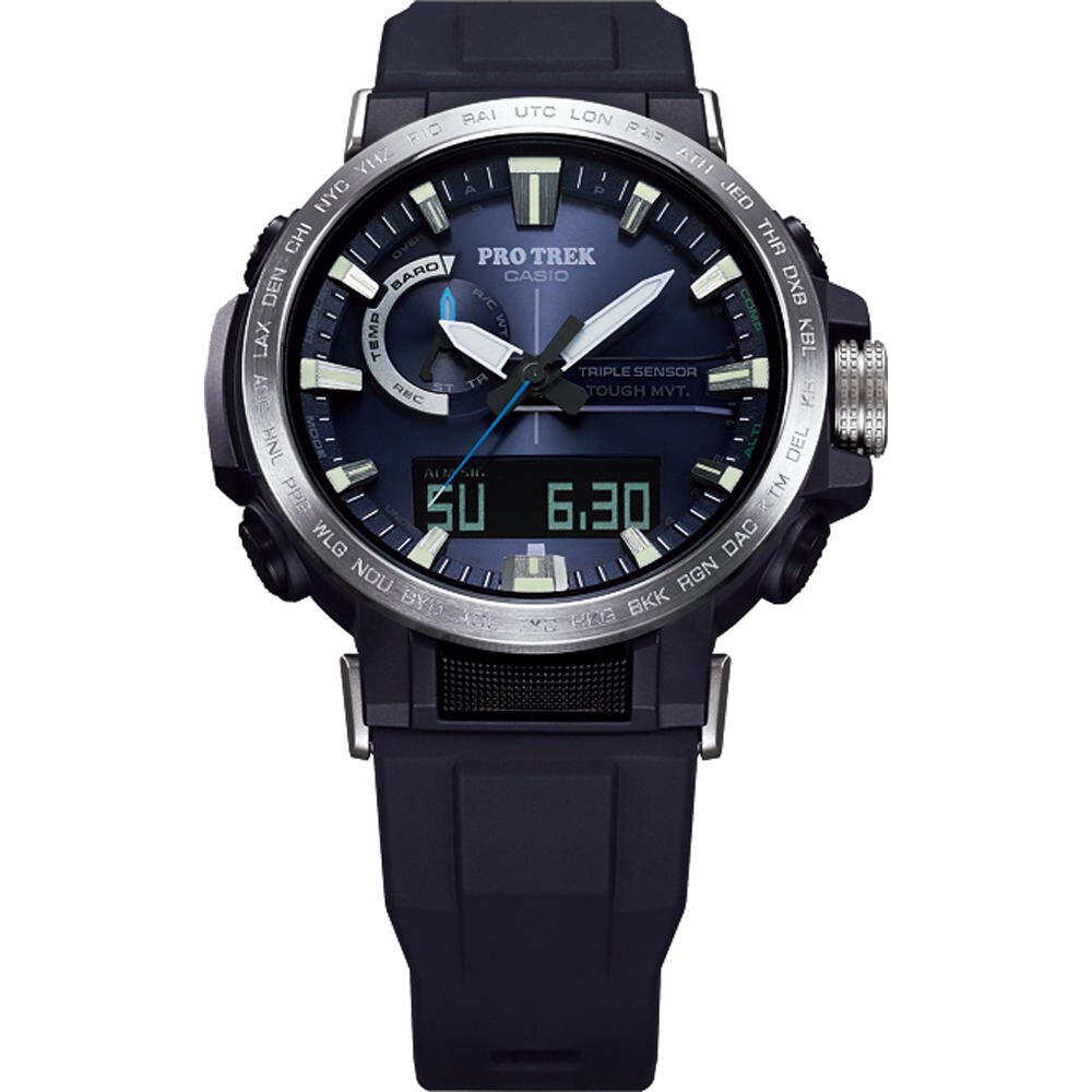 Ceas pentru barbati Casio Pro Trek PRW-60-2AER Albastru, Solar