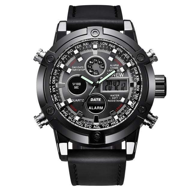 Ceas pentru barbati Xinew Premier Leather, Negru