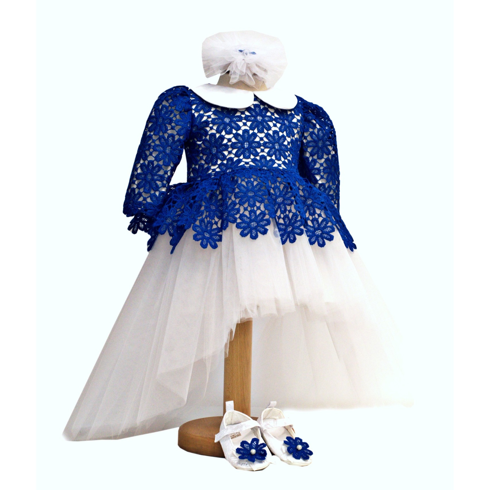 Set Rochita Botez Lempika Bebe Desiree, 3 piese, Rochita, Bentita, Botosi, 3-6luni