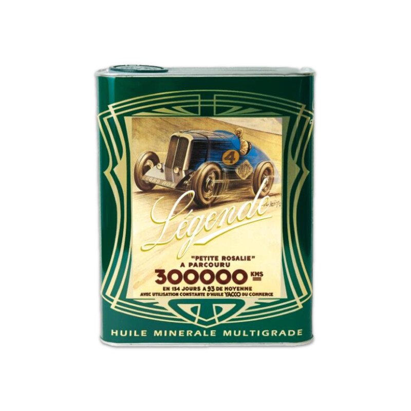 Ulei YACCO LEGENDE MONOGRADE SAE 30 pentru masinile de colectie - 2 L