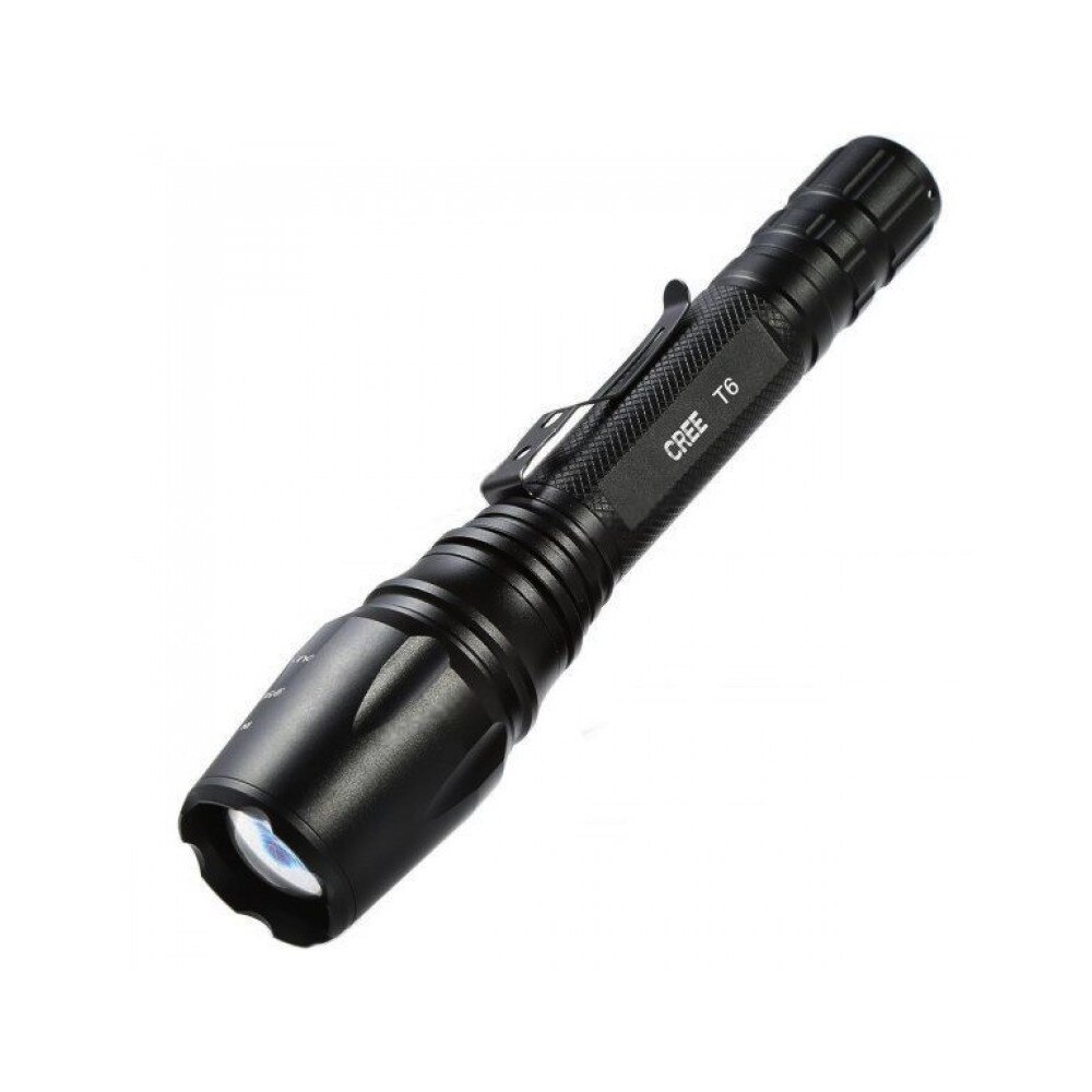 Lanterna BL-8668-T6 Cu 5 Moduri Iluminare Si Accesoriu Tip Baston Rosu