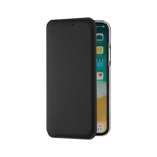 Husa tip carte Cellara Colectia Attitude Pentru iPhone Xs/iPhone X - Negru