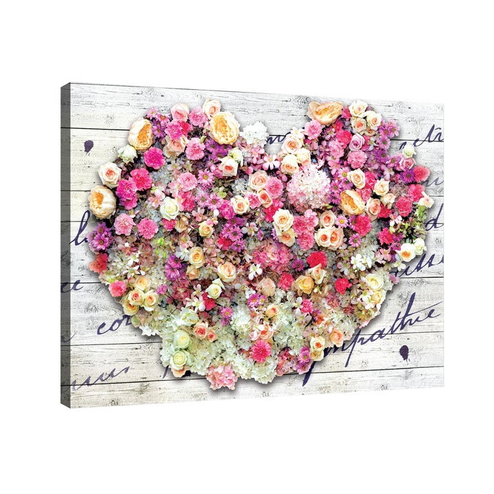 Tablou Canvas DEGRETS 78098 Dragoste - Flori 1, 75x100cm