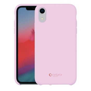 Capac Protectie Spate Cellara Din Silicon Colectia Soft Pentru iPhone Xr - Roz Capac Protectie Spate Cellara Din Silicon Colectia Soft Pentru iPhone Xr - Roz