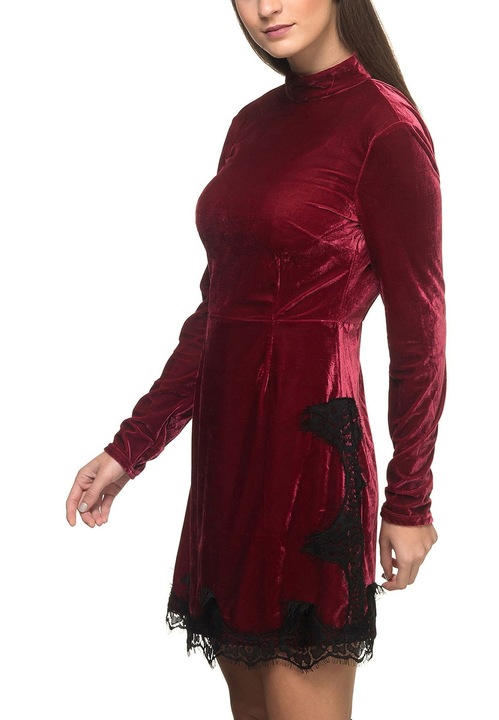 Rochie de catifea Glamorous Burgundy, Rosie, M EU