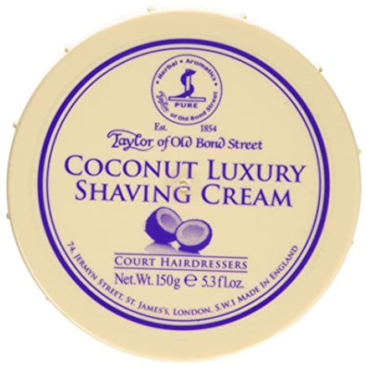 Крем за бръснене с купа Taylor of Old Bond Street, Кокос, 150гр