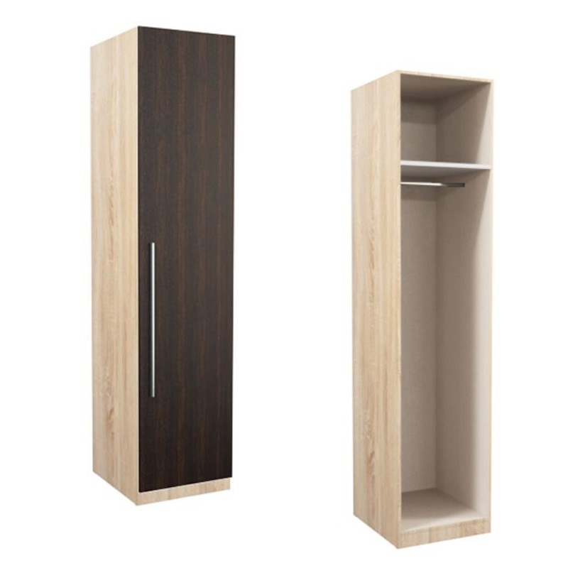 Dulap Ektra Genarom 1D, DS, FR. WE-Var1, 50 x 218,5 x 58 cm